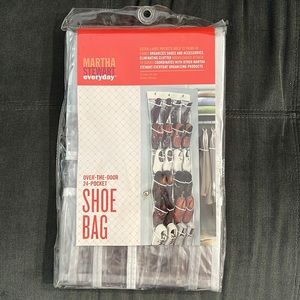 Martha Stewart Everyday Over-the-door 24 pocket Shoe Bag
